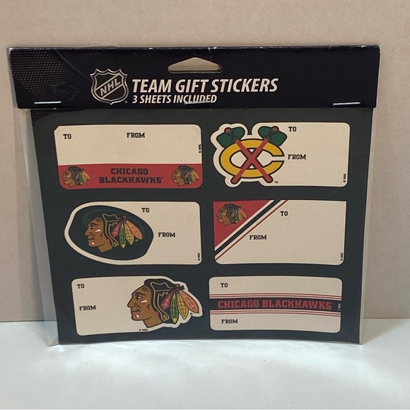 Chicago Blackhawks‎ NHL McDonalds Promo Mini Pennant Stickers Tattoos Decals Lot - Picture 7 of 9